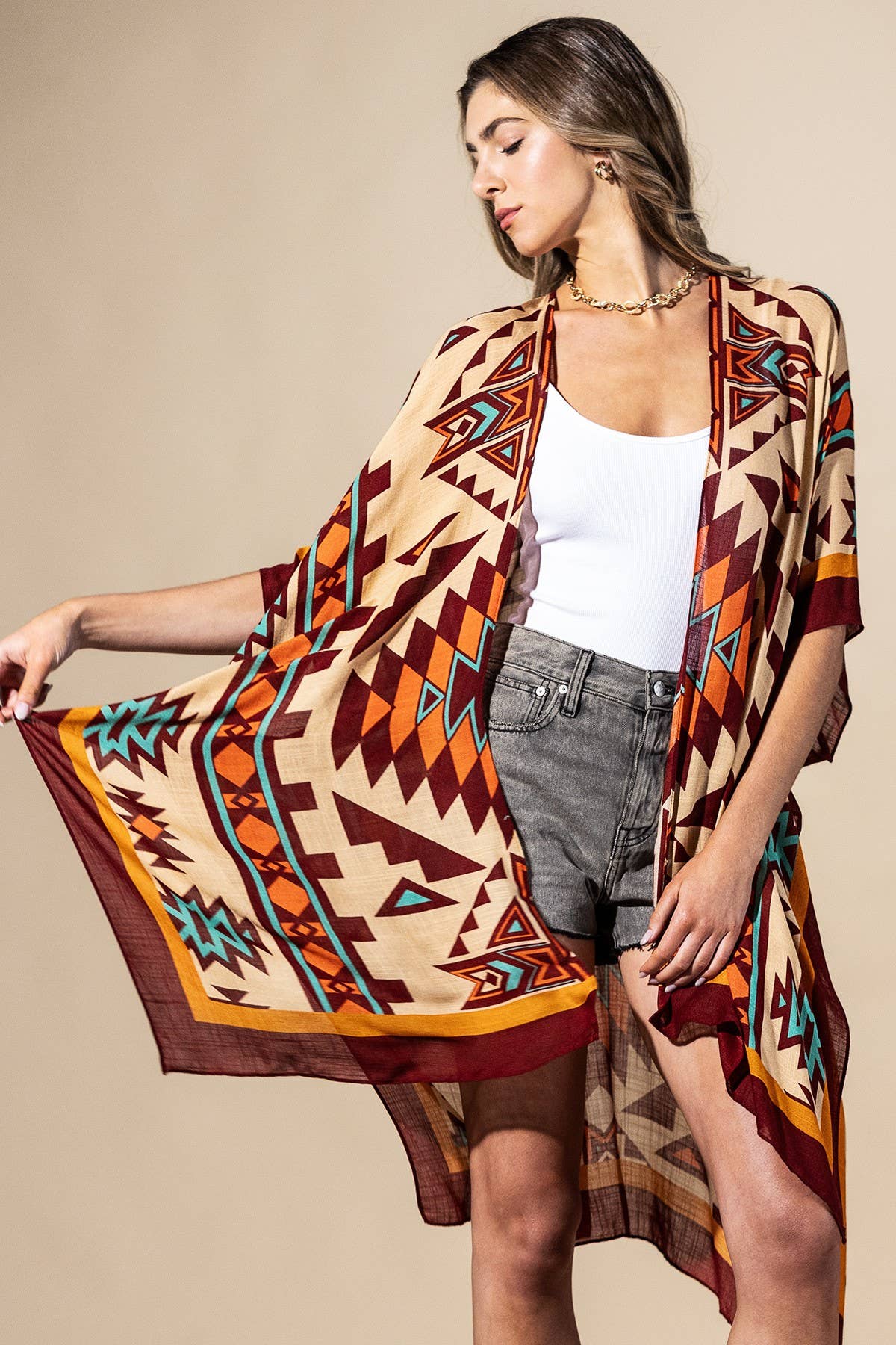 Southwest Sol Viscose Kimono