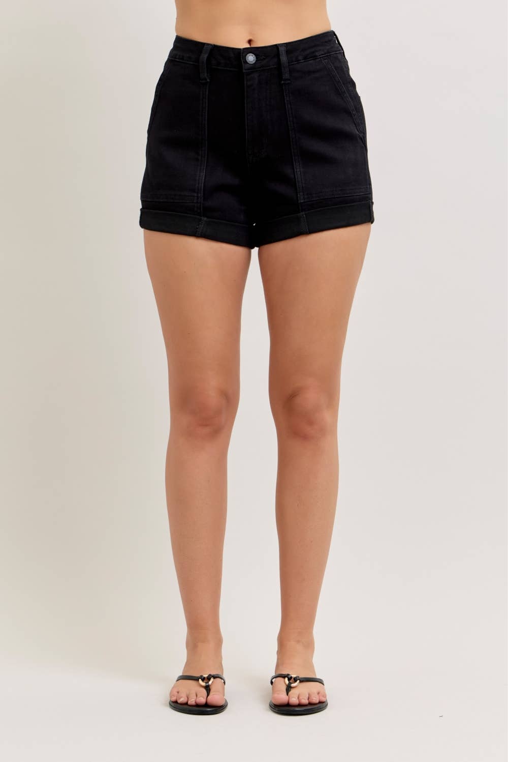 Judy Blue Aurora Weekender Short Double Rolled Cuff