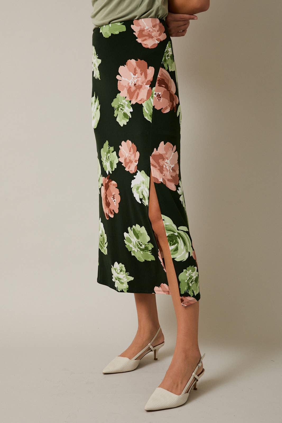 PEREGRINE-RESORT FLORAL PRINT SKIP SKIRT