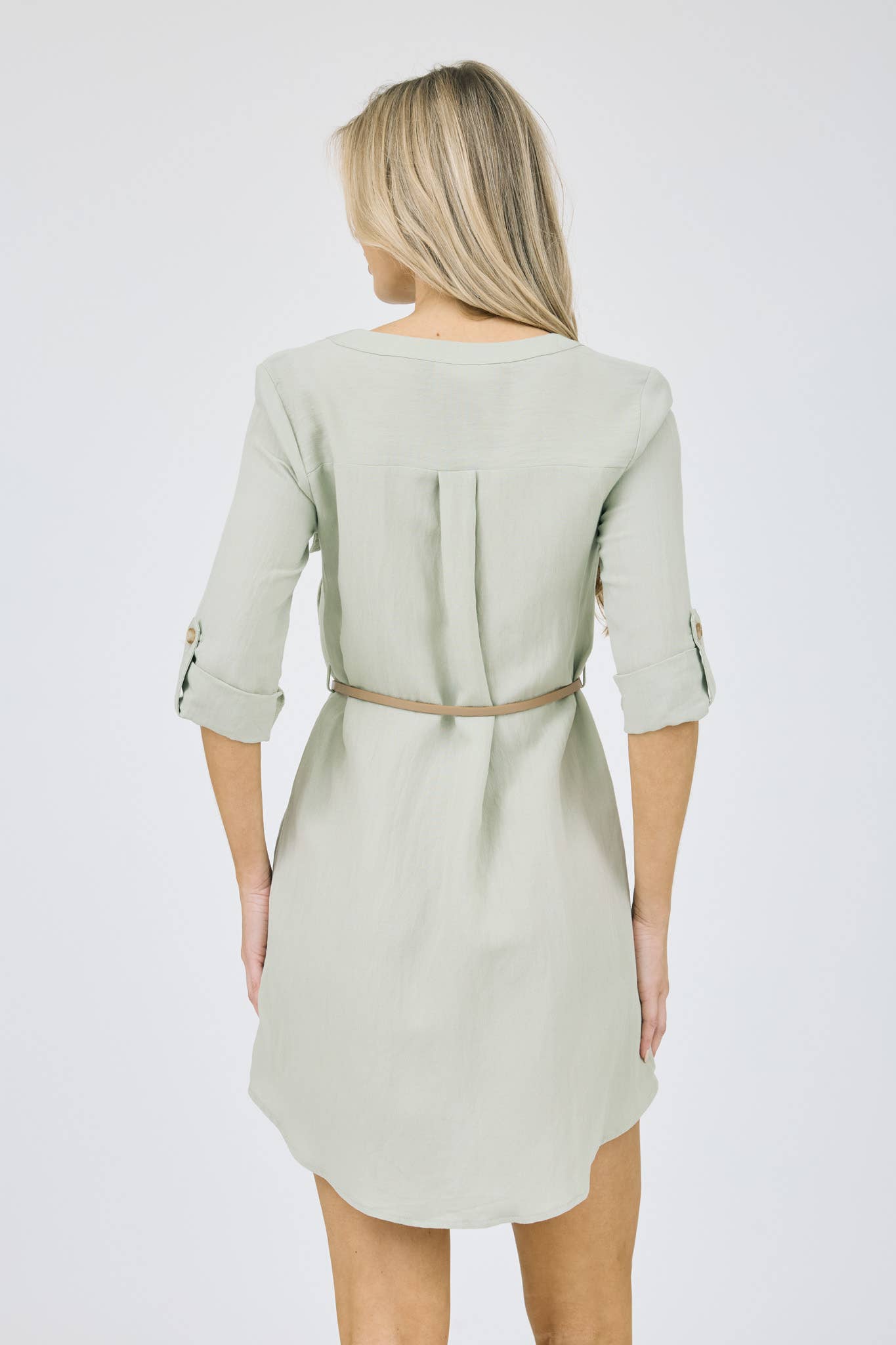 3/4 SLEEVE MINI DRESS