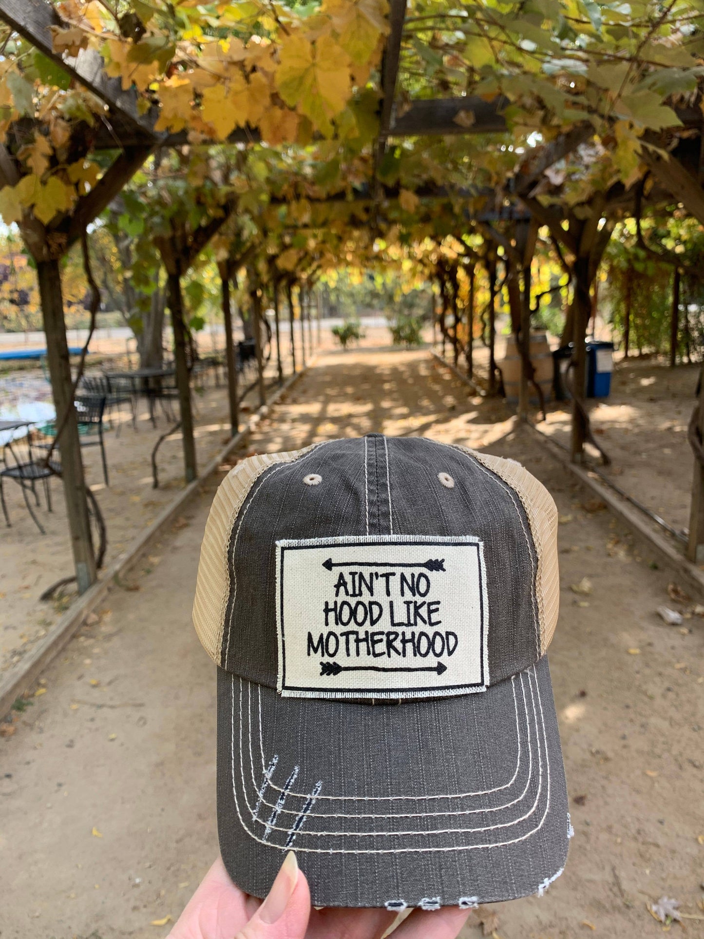 Ain't No Hood Like Motherhood Trucker Hat Baseball Cap