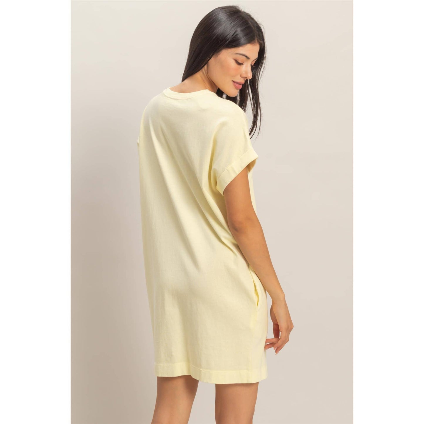 Round Neck T-Shirt Mini Dress