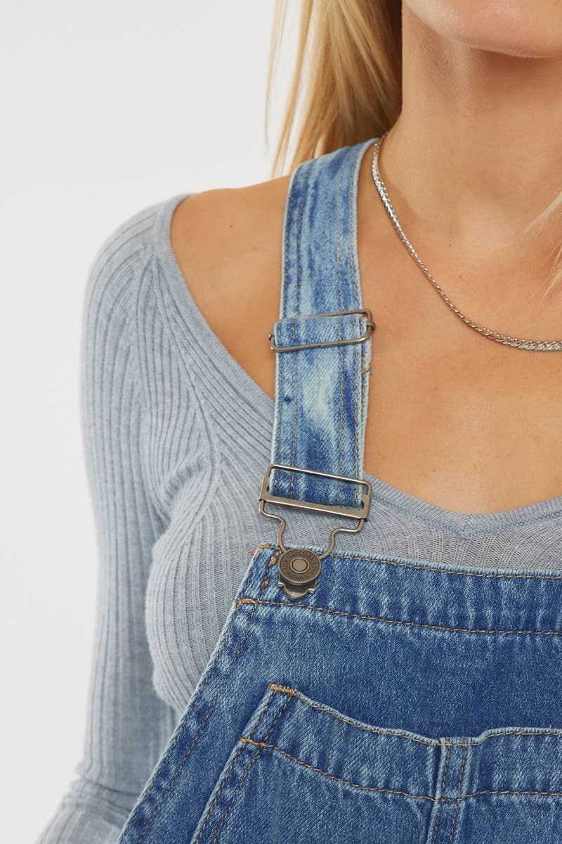 Malibu High Rise Wide Leg Overalls
